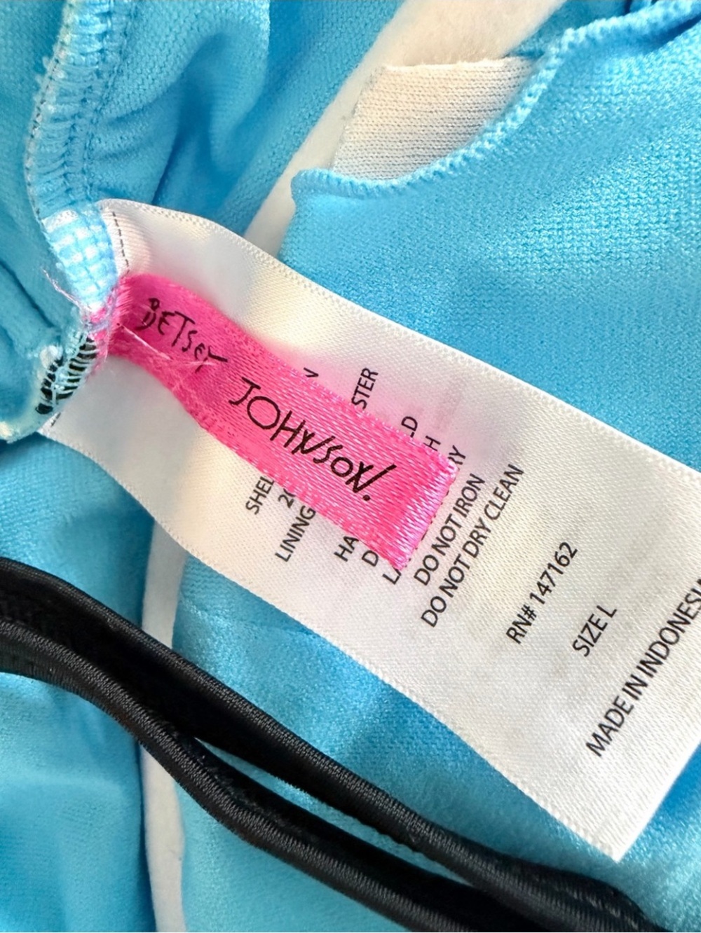 NWOT Betsey Johnson One-Piece Swimsuit Size L - Picture 3 of 4